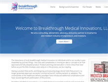 Tablet Screenshot of breakthroughmi.com